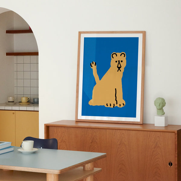 LIONESS - BROWN POSTER