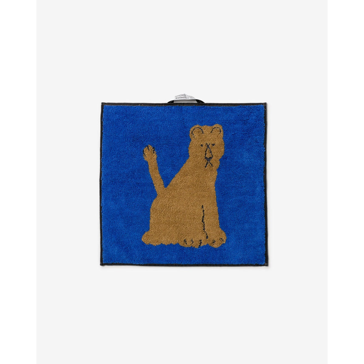 LIONESS HAND TOWEL - BLUE