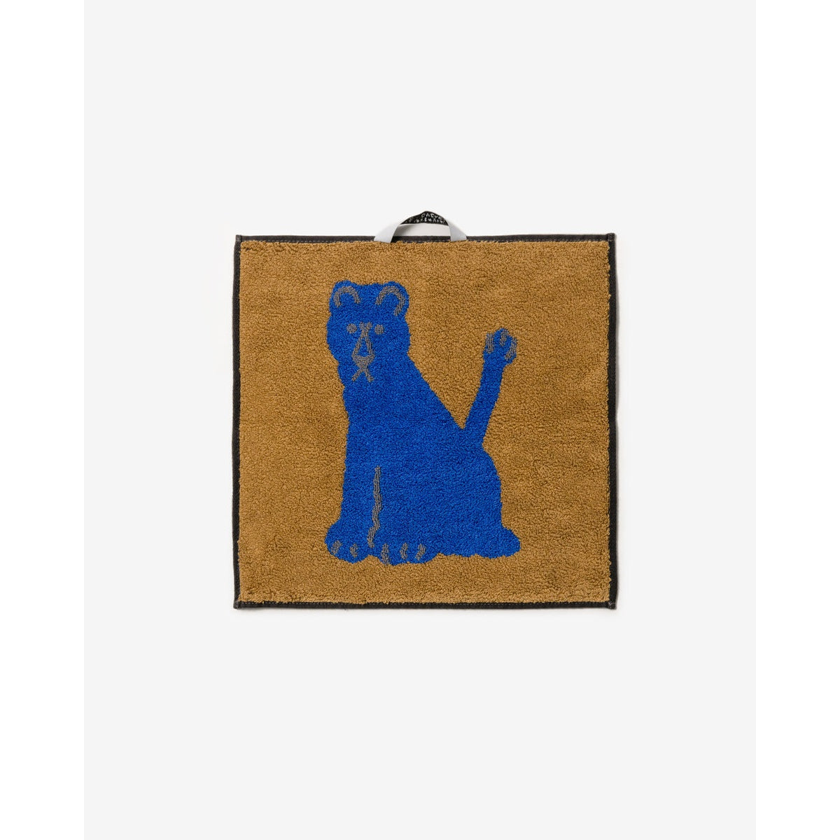 LIONESS HAND TOWEL - BLUE