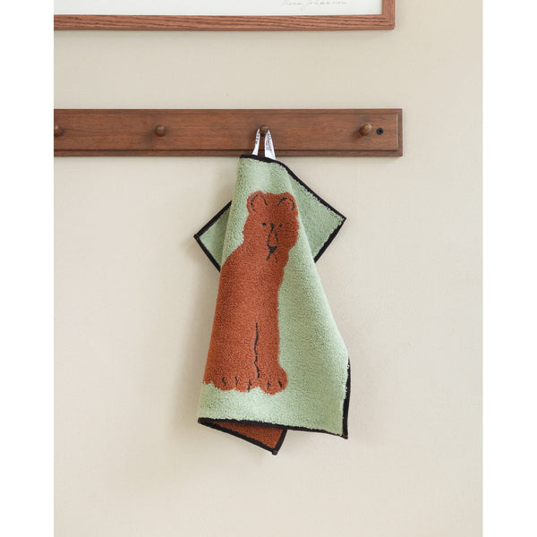 LIONESS HAND TOWEL - MINT