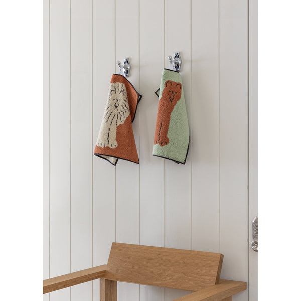 LIONESS HAND TOWEL - MINT