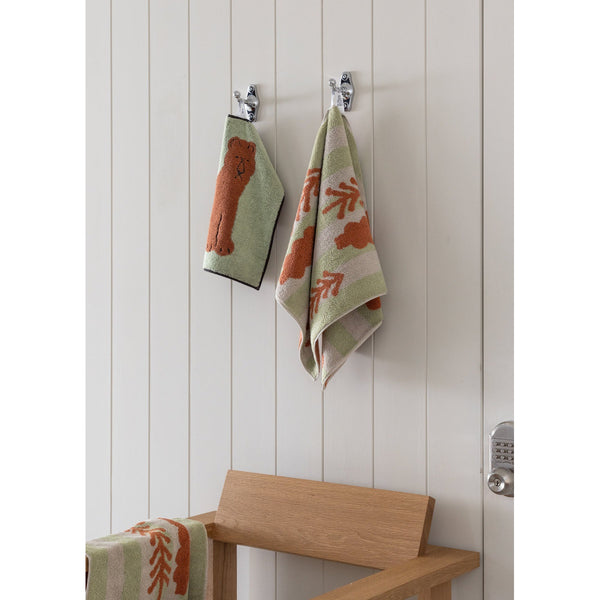LIONESS HAND TOWEL - MINT