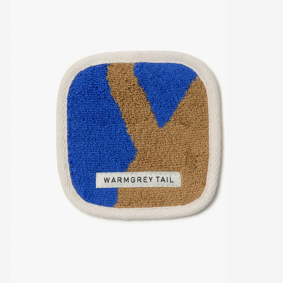 LIONESS TOWEL COASTER - BLUE