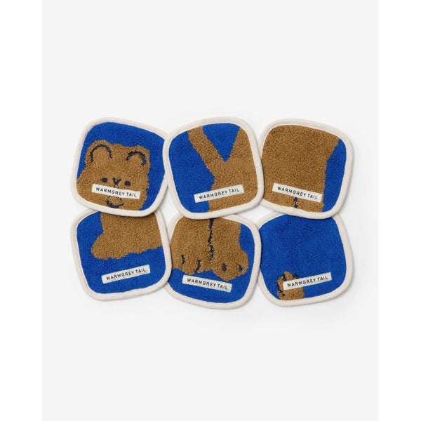 LIONESS TOWEL COASTER - BLUE