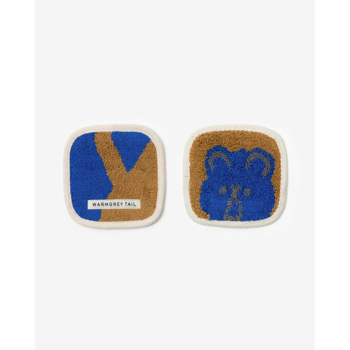 LIONESS TOWEL COASTER - BLUE