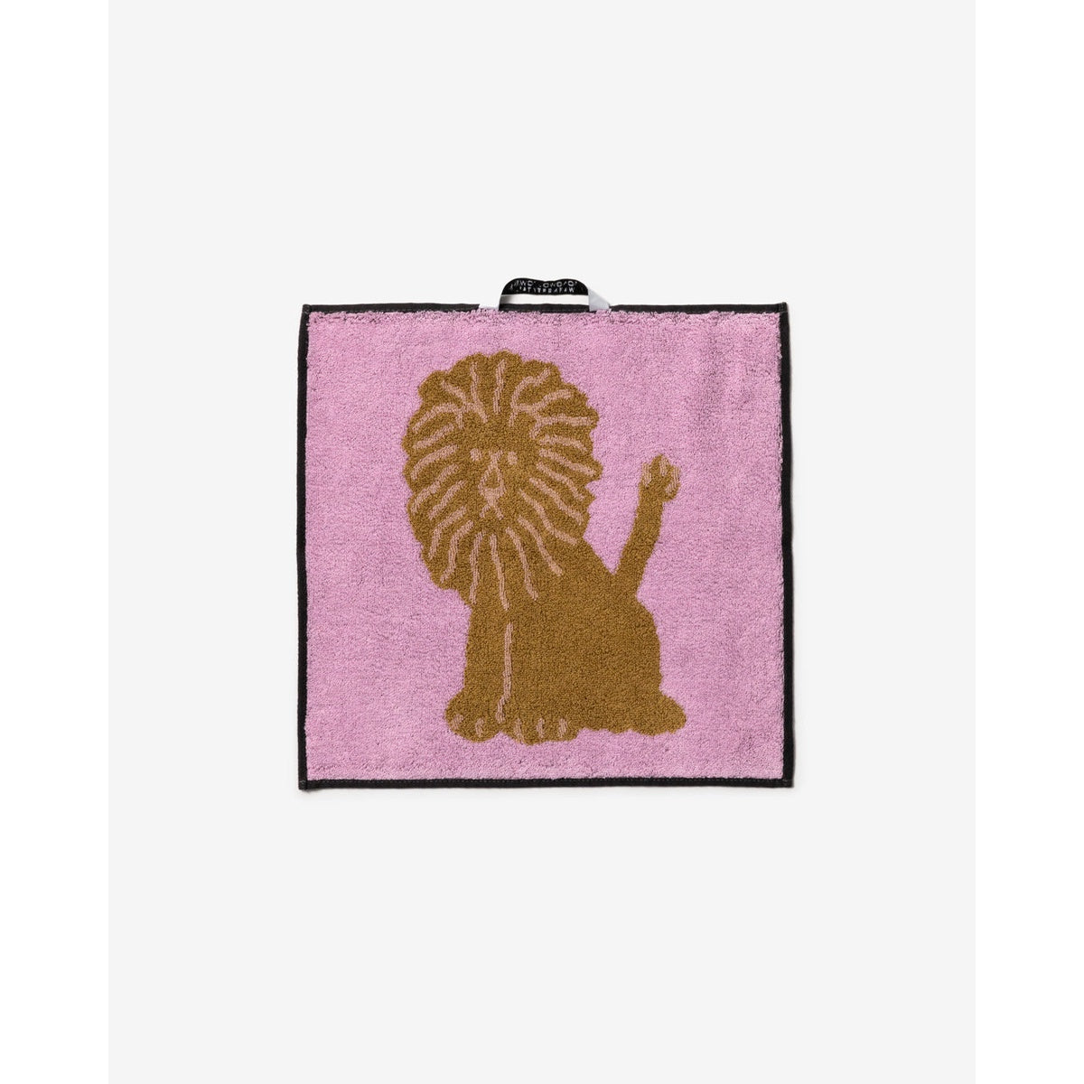 LION HAND TOWEL - CORAL