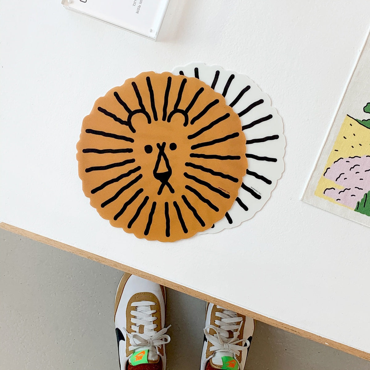 LION MOUSE PAD - BROWN