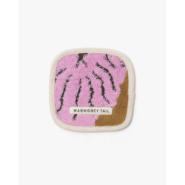 LION TOWEL COASTER - CORAL