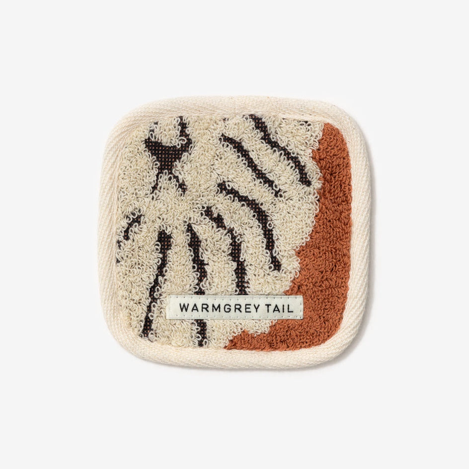 LION TOWEL COASTER - CREAM