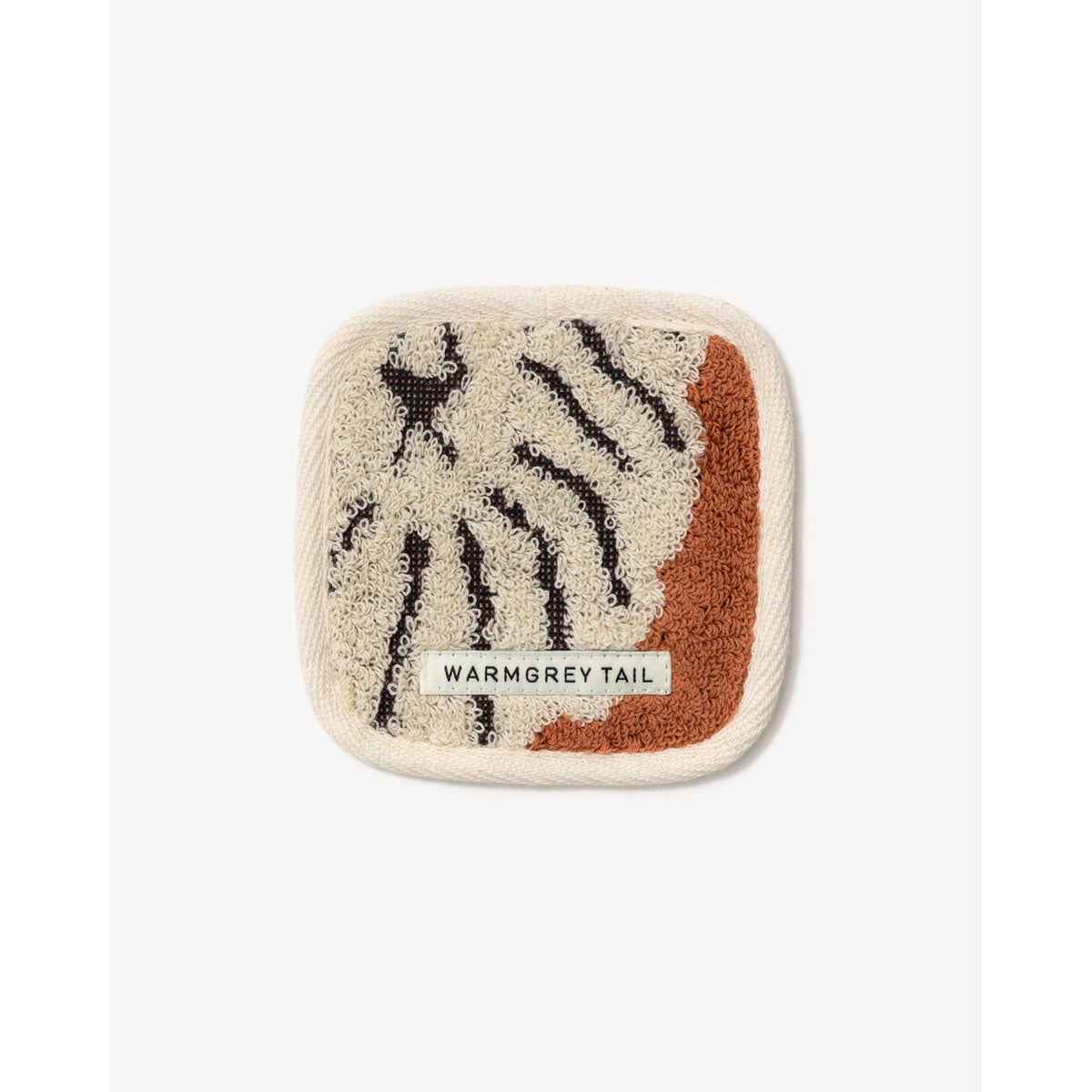 LION TOWEL COASTER - CREAM