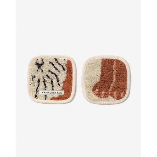 LION TOWEL COASTER - CREAM