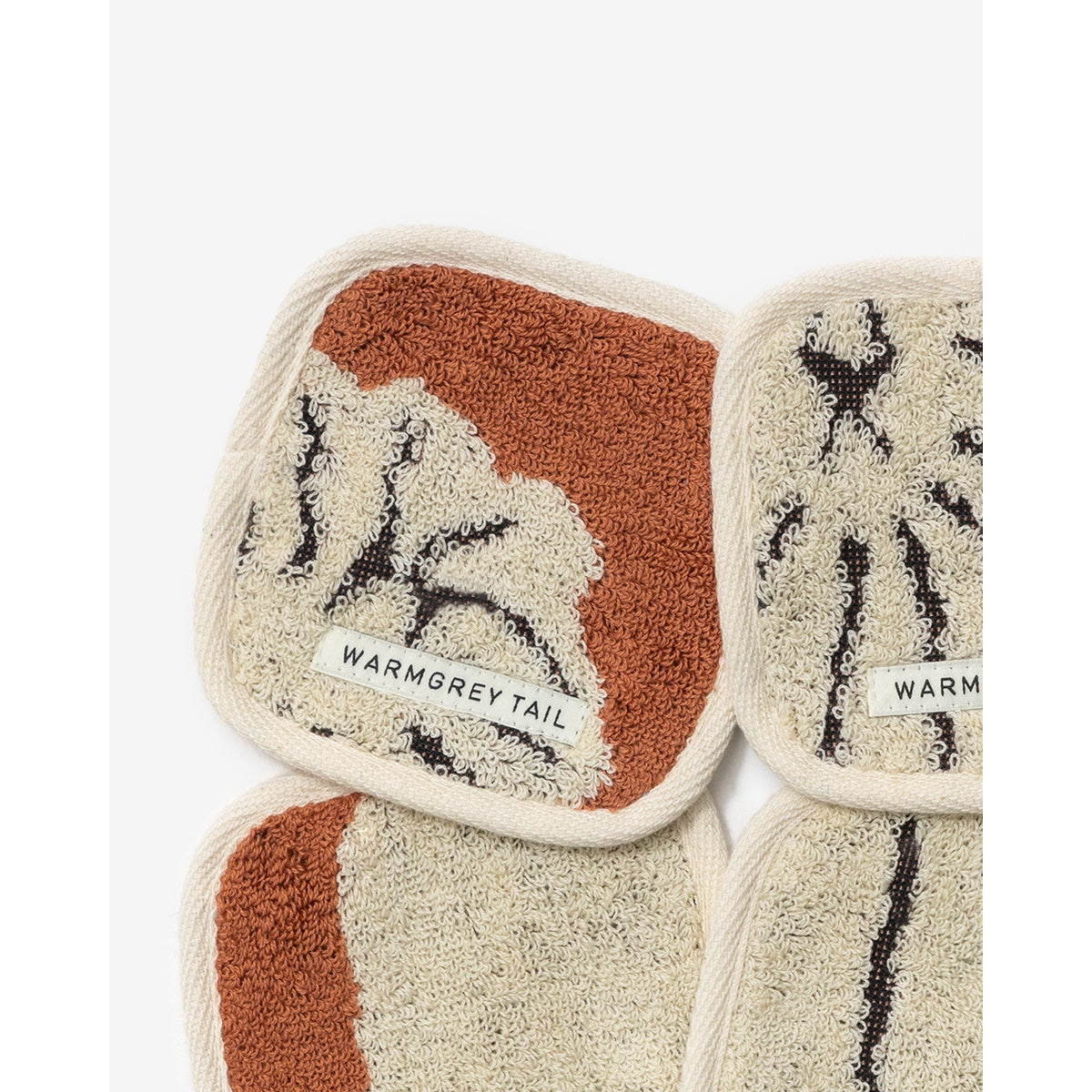 LION TOWEL COASTER - CREAM