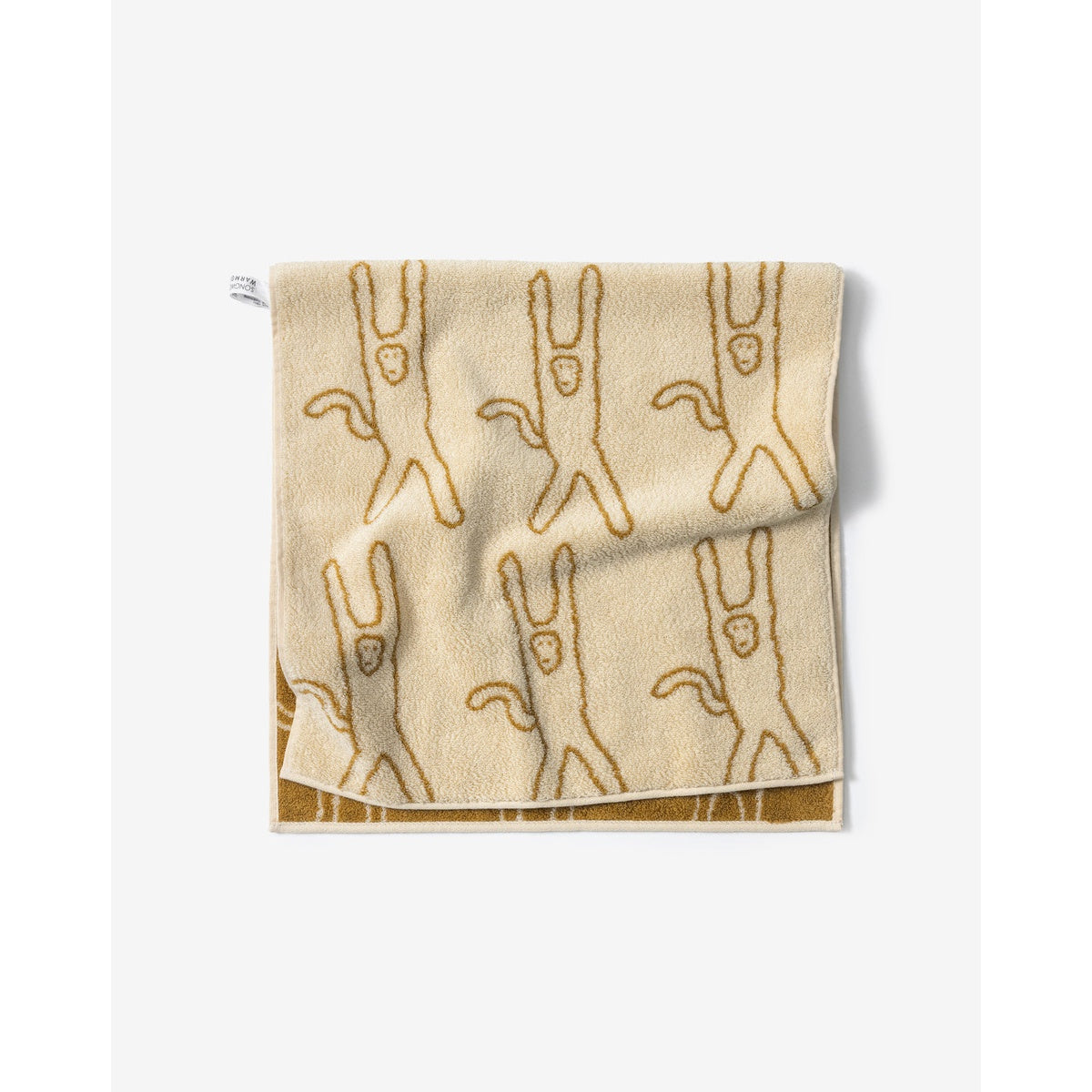 MONKEY FACE TOWEL - IVORY
