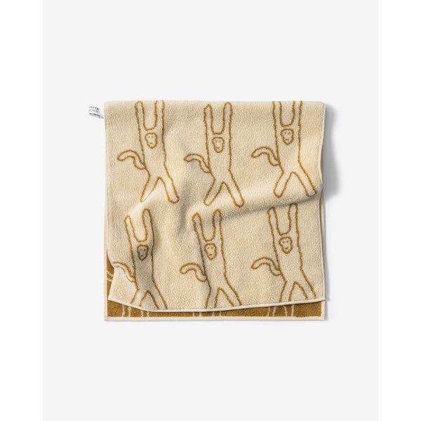 MONKEY FACE TOWEL - IVORY