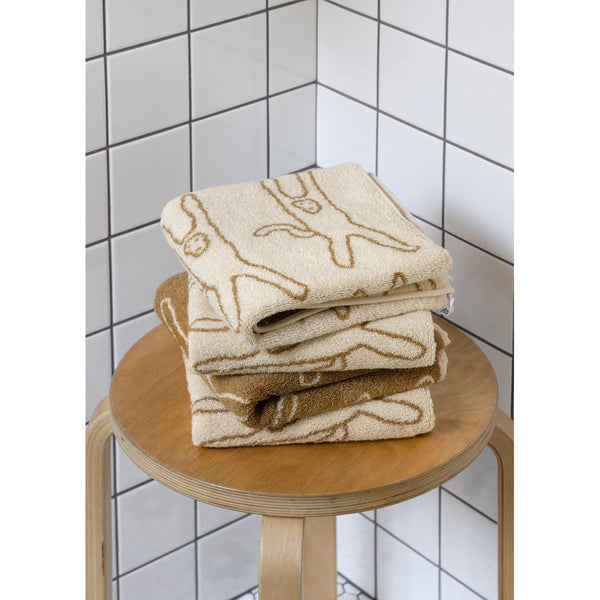 MONKEY FACE TOWEL - IVORY