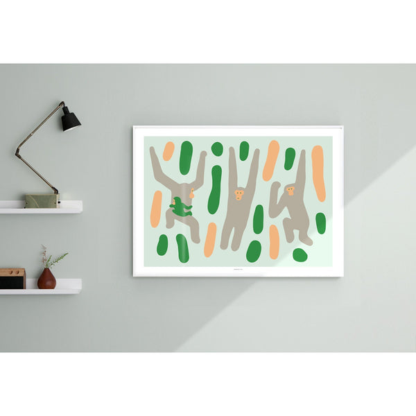 MONKEY JUNGLE POSTER