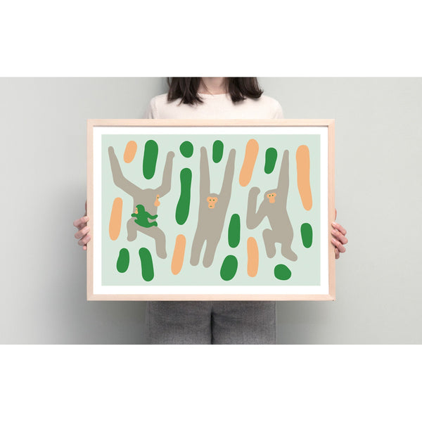 MONKEY JUNGLE POSTER