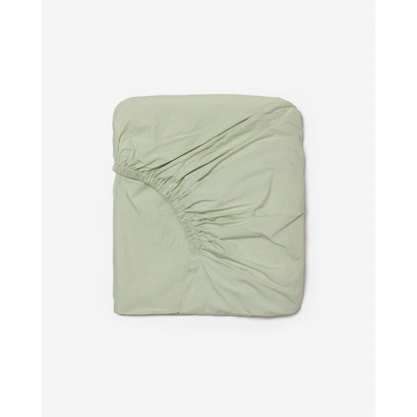 PASTEL OLIVE FITTED SHEET