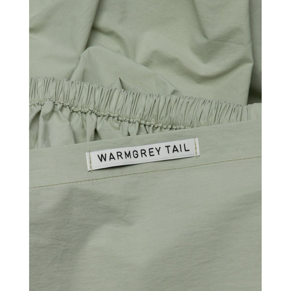 PASTEL OLIVE FITTED SHEET