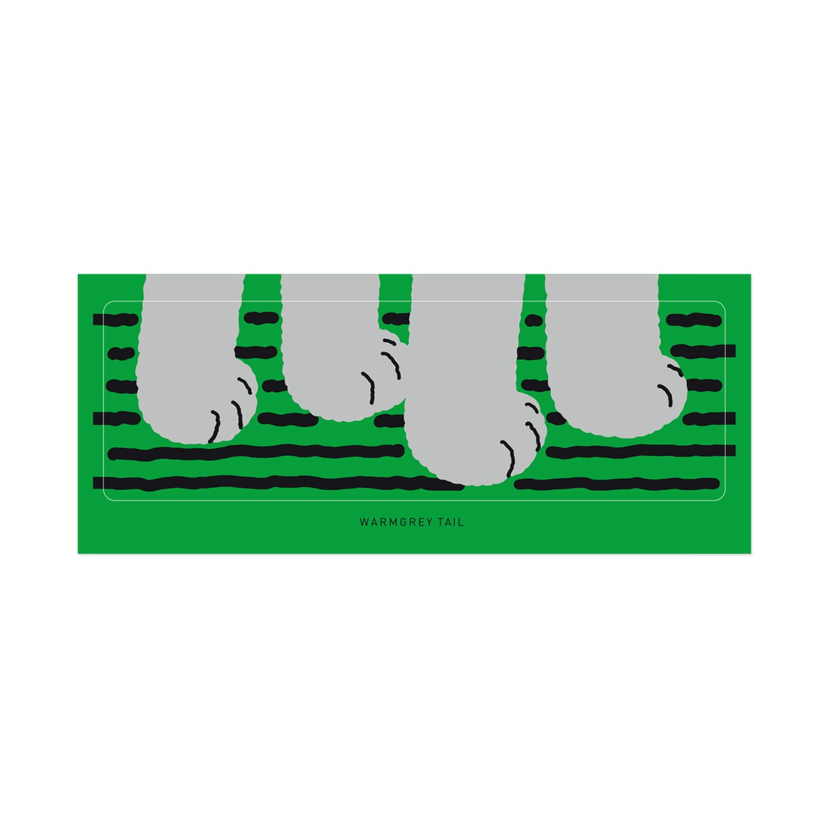 PAW - GREEN STICKER