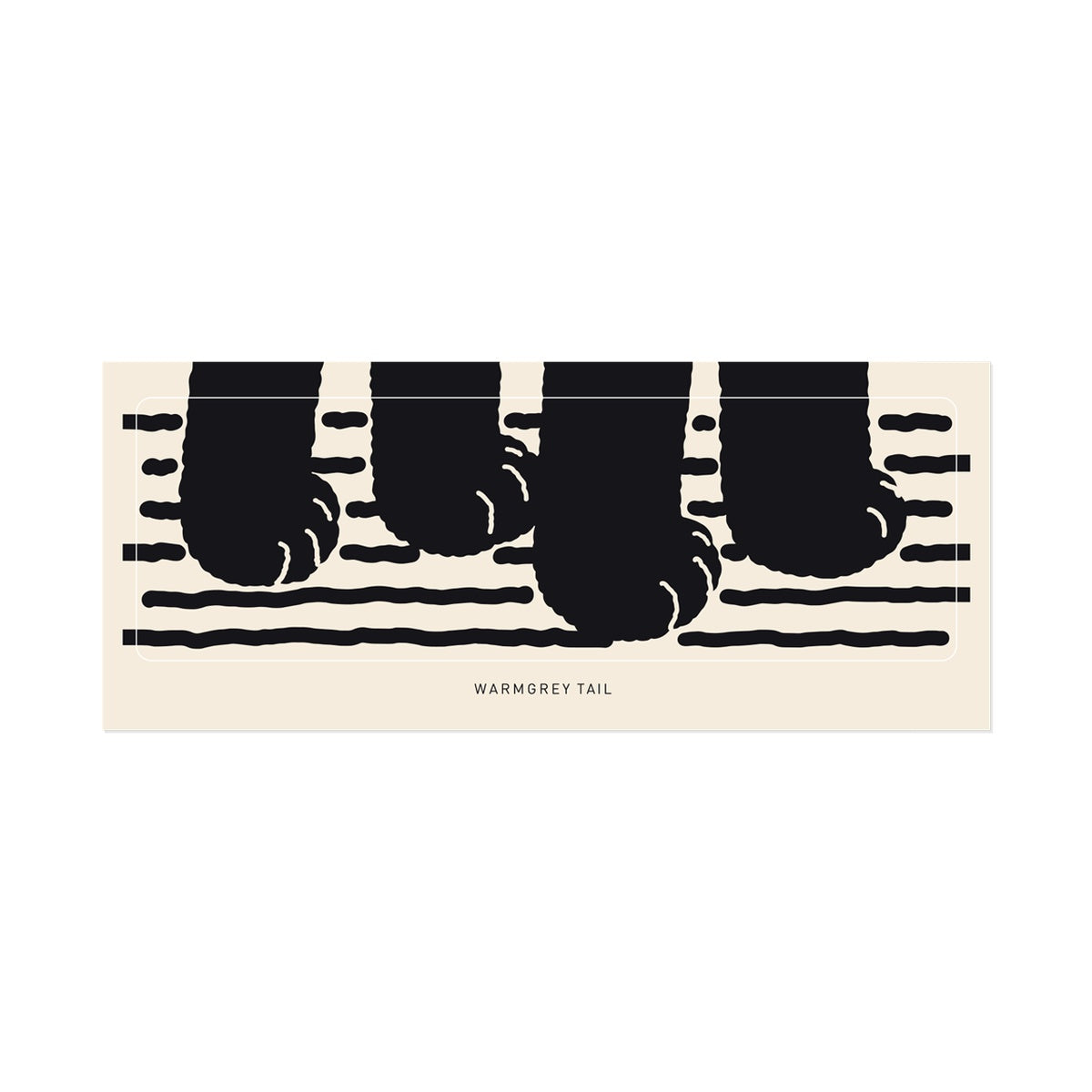 PAW - IVORY STICKER