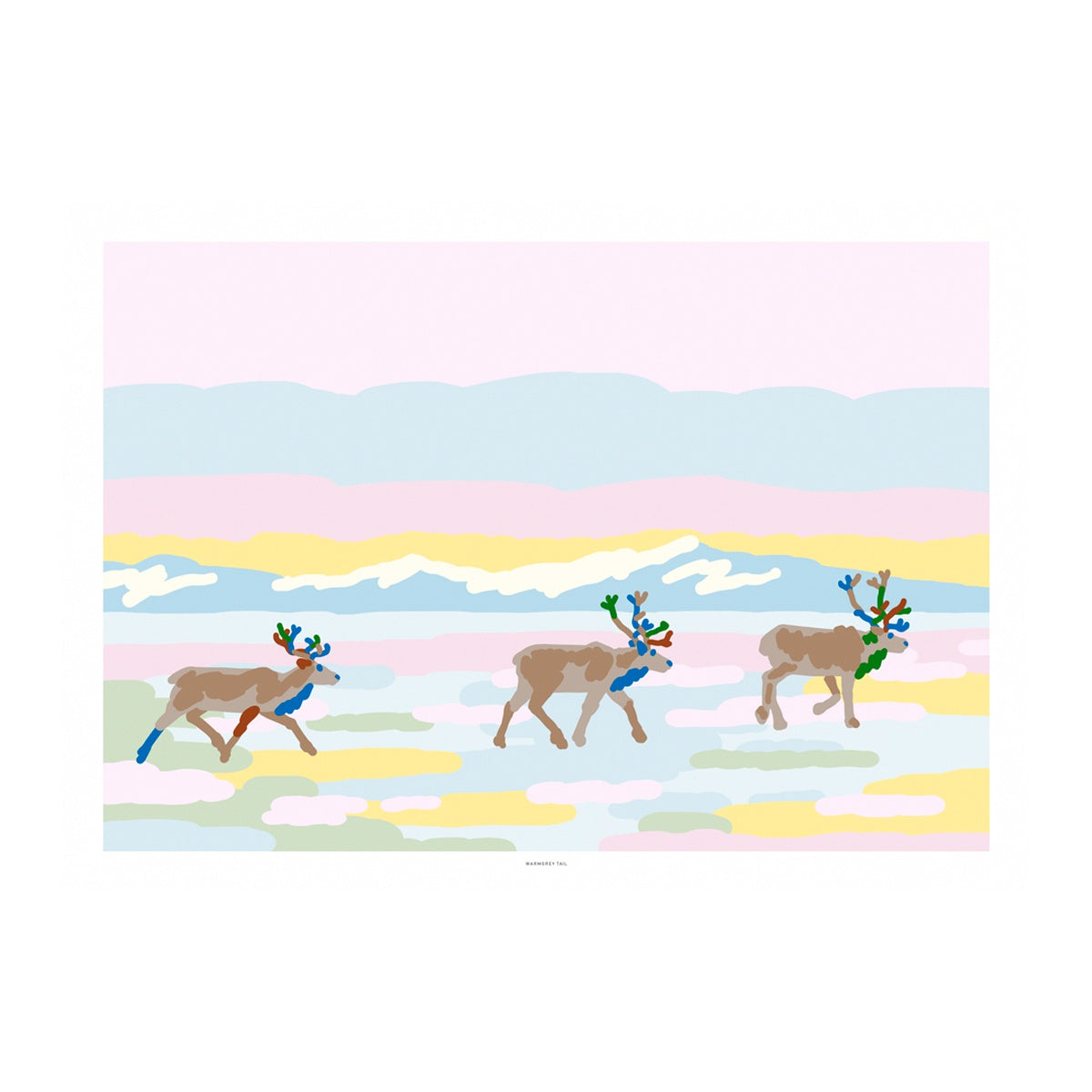 REINDEER POSTER