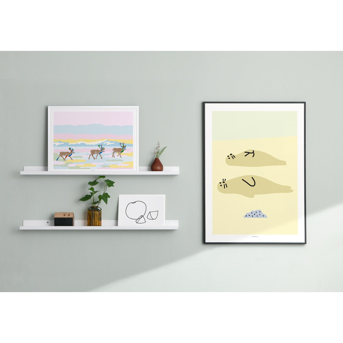 REINDEER POSTER