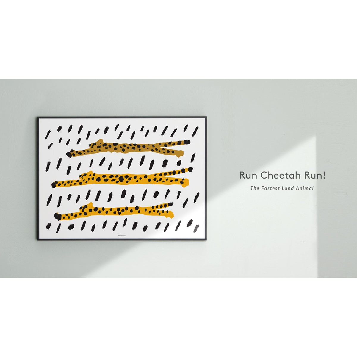 RUN CHEETAH RUN! POSTER