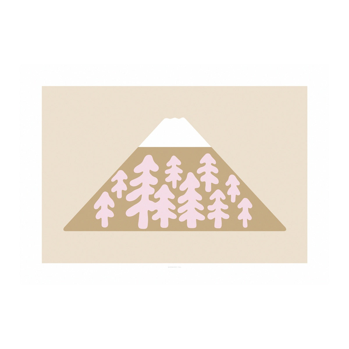 SNOW PEAK - BROWN POSTER