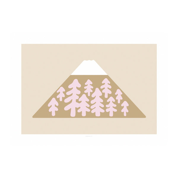 SNOW PEAK - BROWN POSTER
