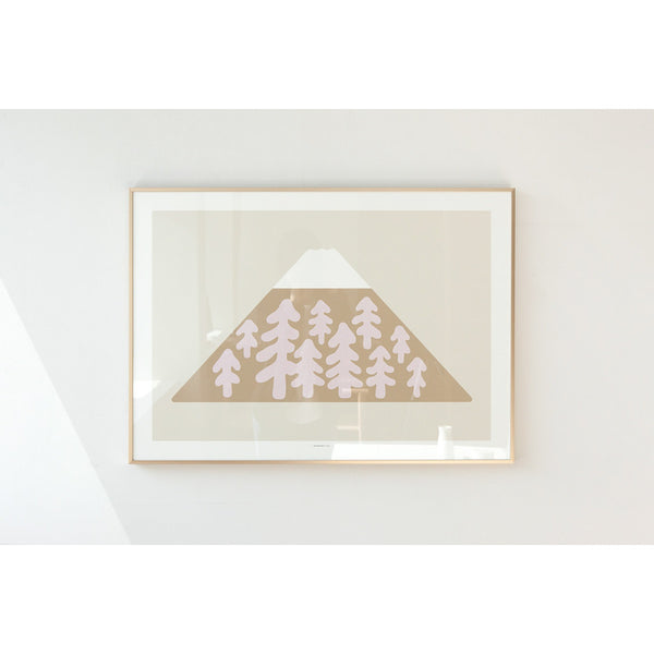 SNOW PEAK - BROWN POSTER