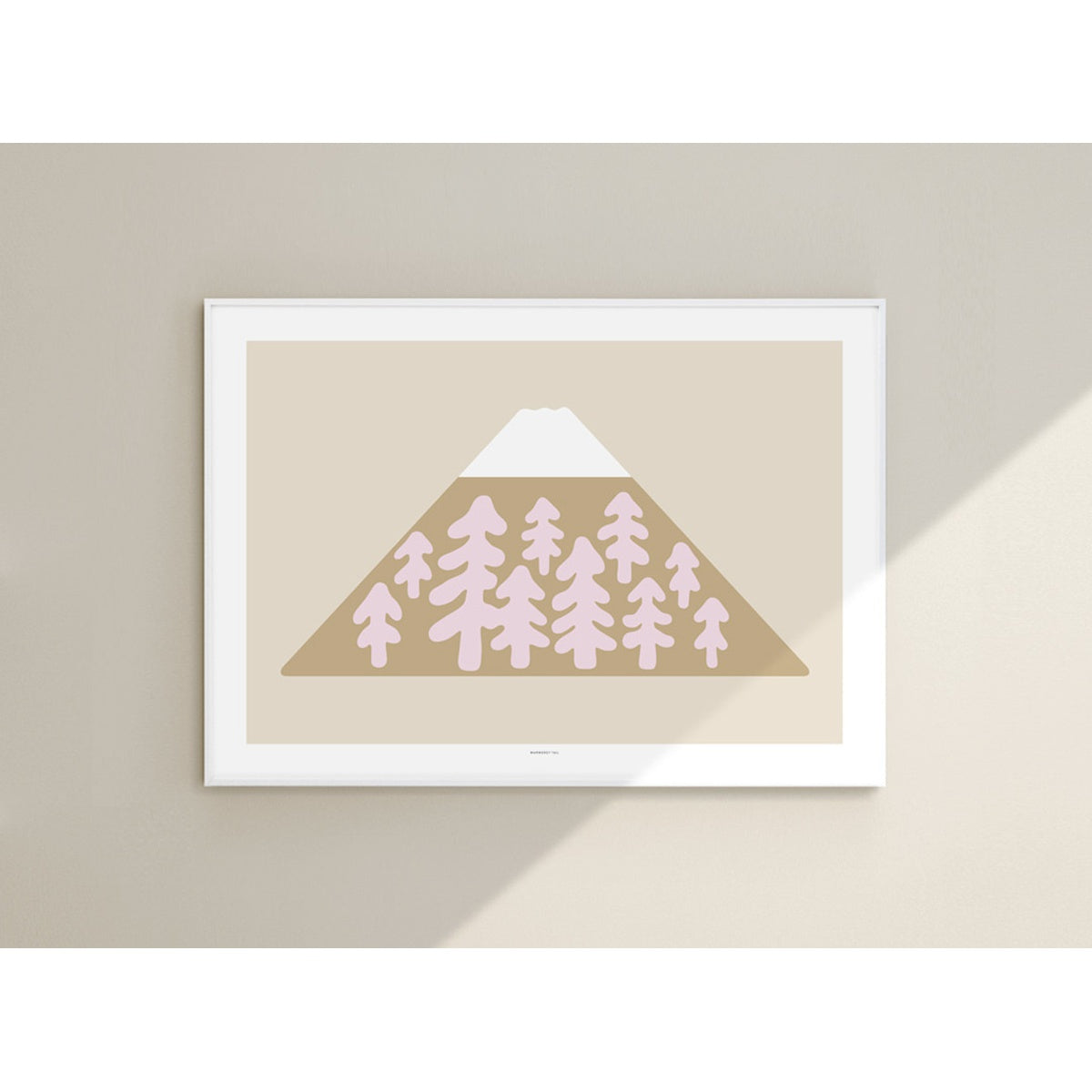SNOW PEAK - BROWN POSTER