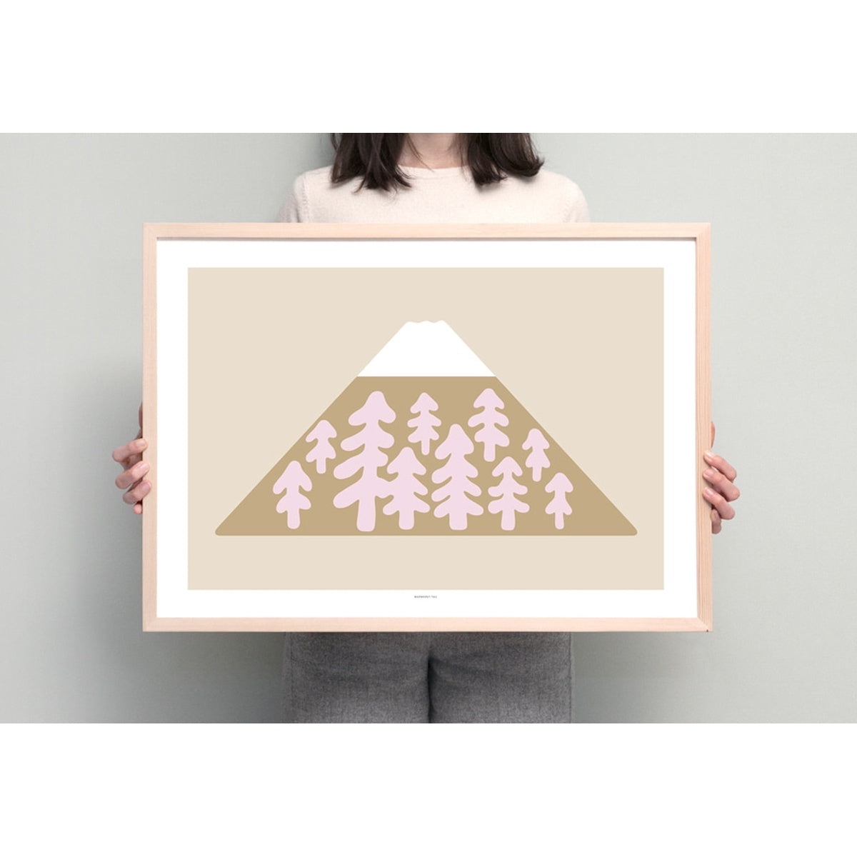 SNOW PEAK - BROWN POSTER