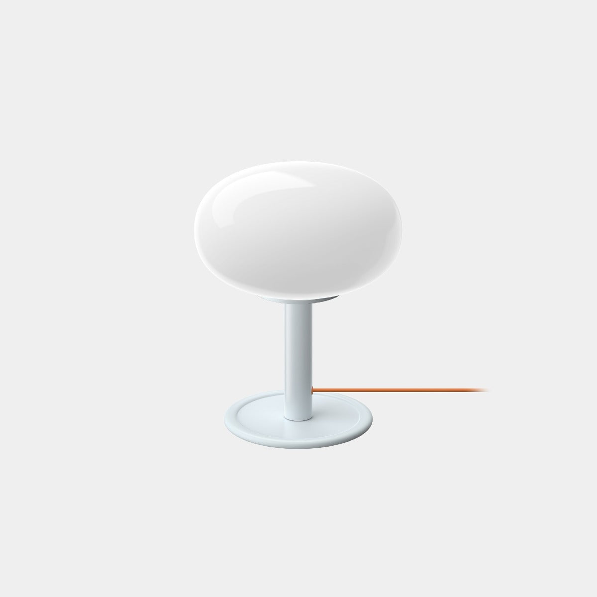 SNOWBALL22 V2 SOLID TABLE LAMP - WHITE & ICE BLUE