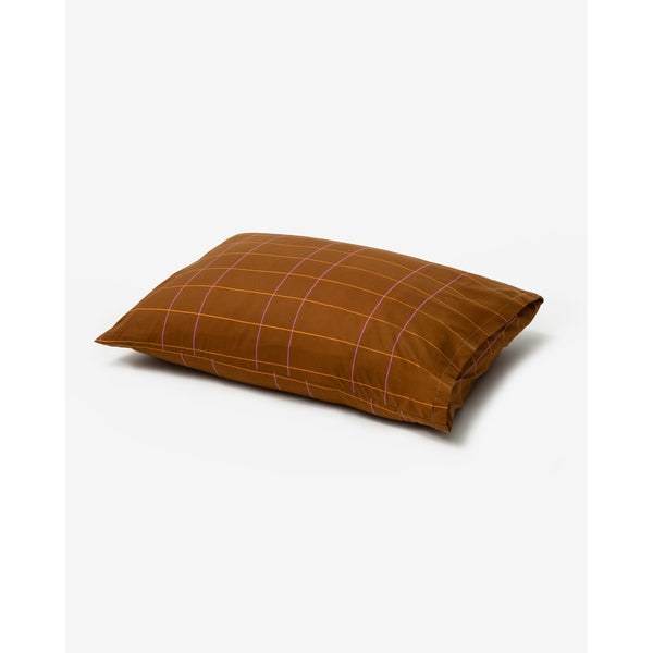 TILE PILLOW CASE - CARAMEL