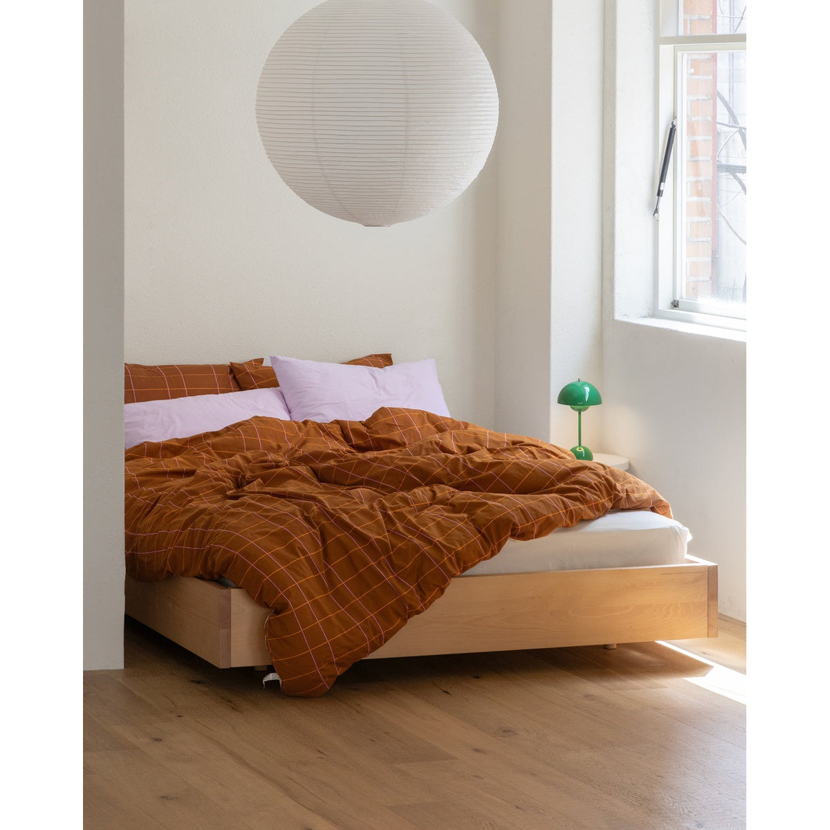 TILE PILLOW CASE - CARAMEL