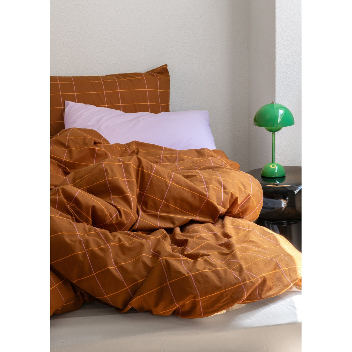 TILE PILLOW CASE - CARAMEL