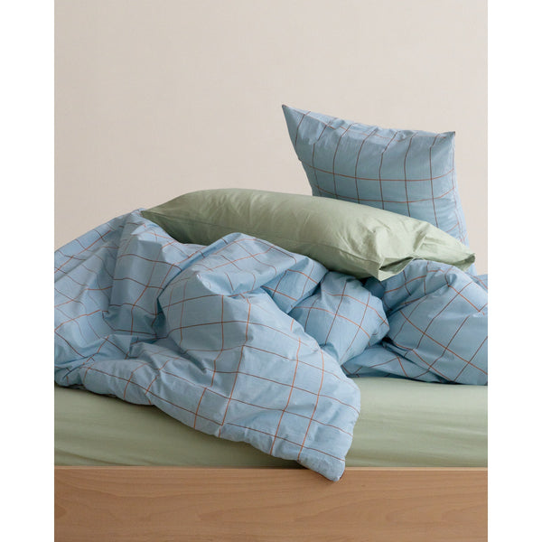 TILE PALE BLUE DUVET COVER