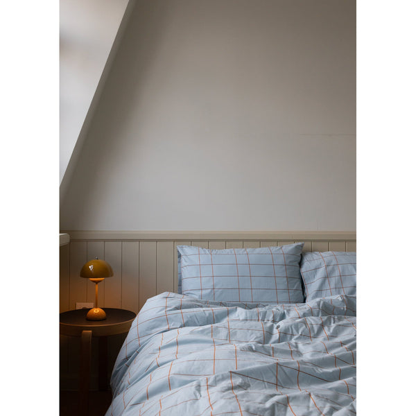 TILE PALE BLUE DUVET COVER