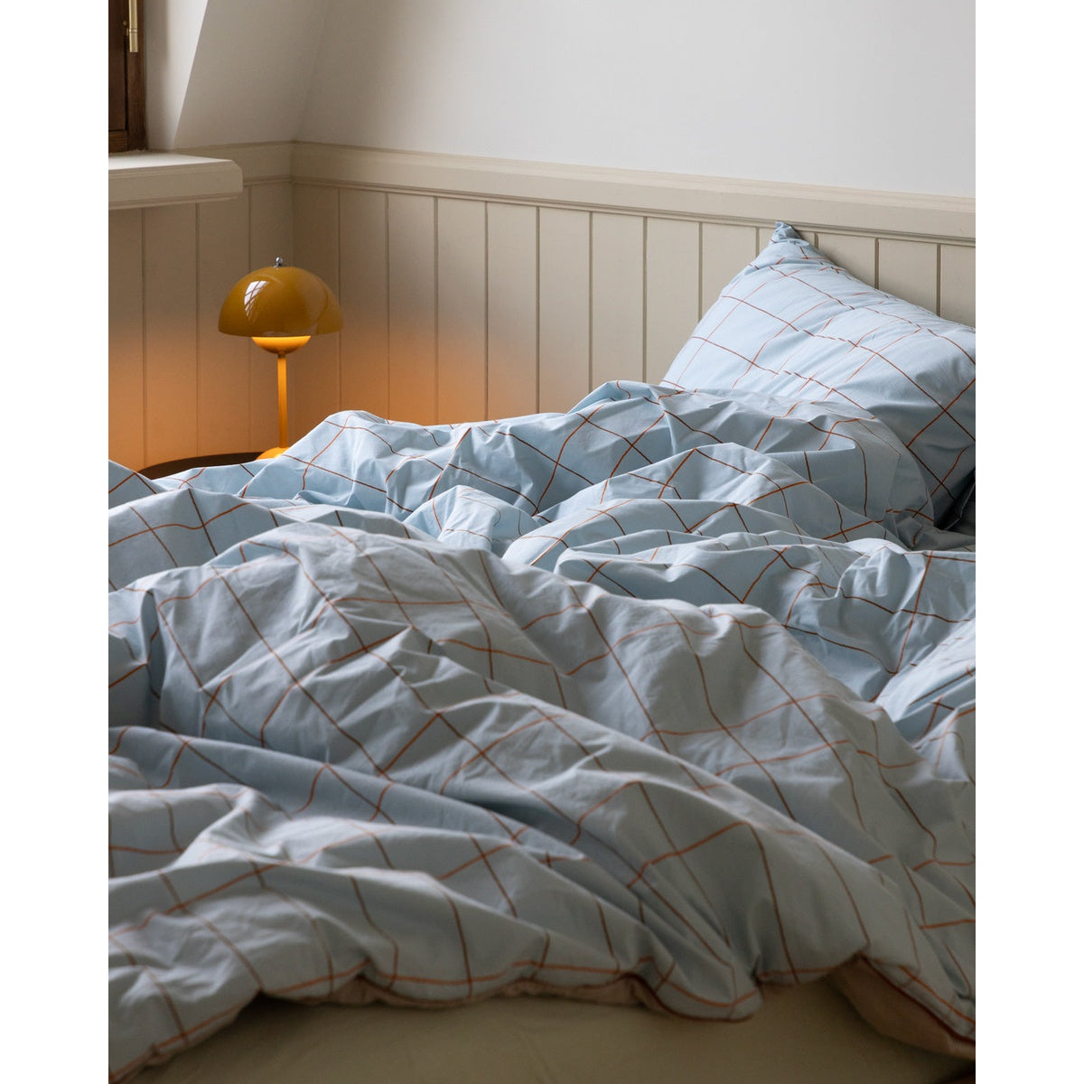 TILE PALE BLUE DUVET COVER