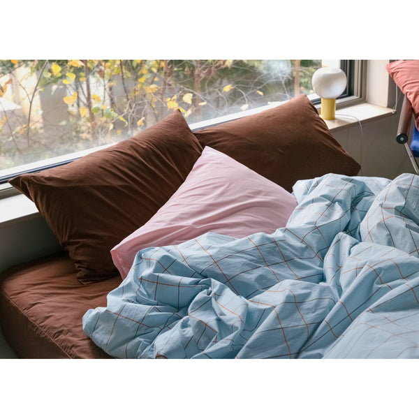 TILE PALE BLUE DUVET COVER