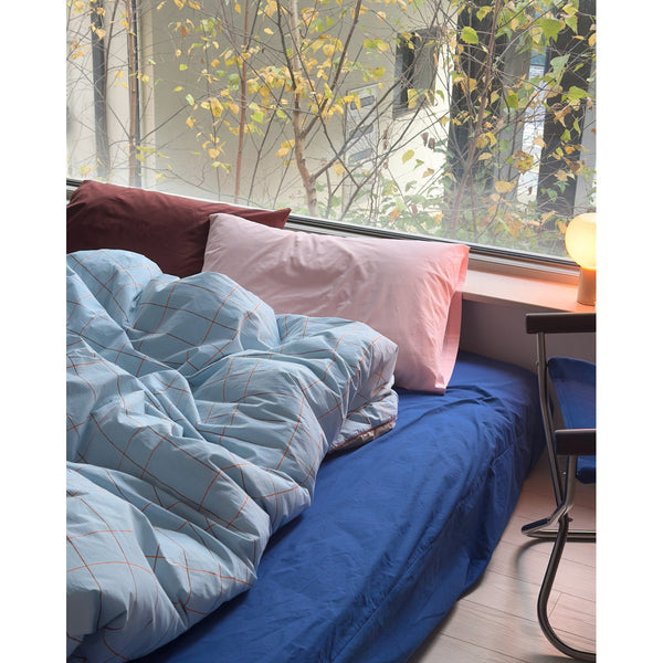 TILE PALE BLUE DUVET COVER