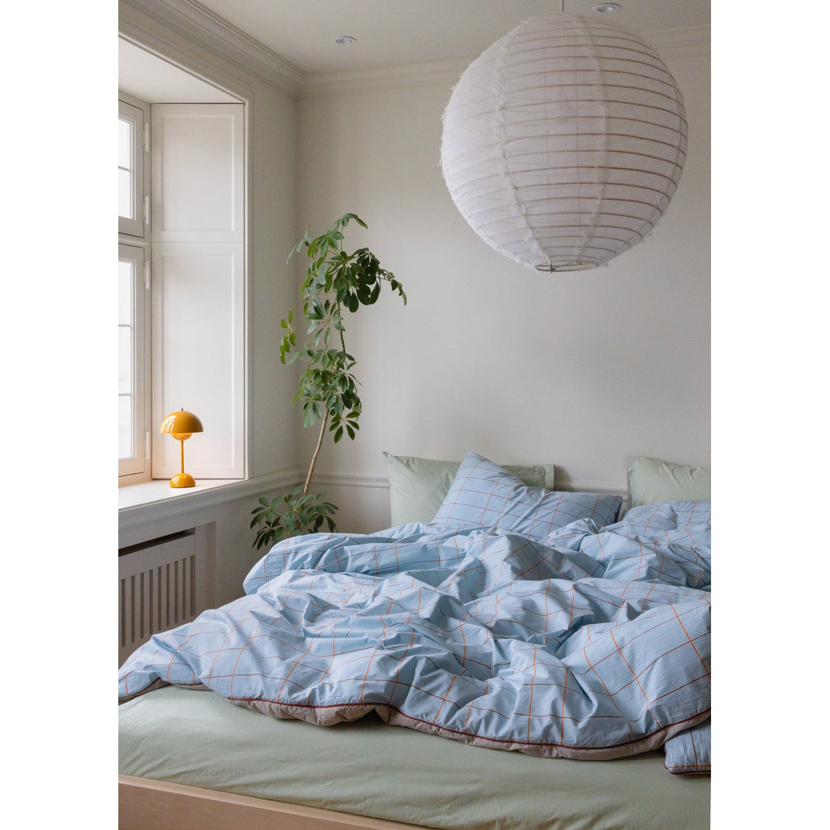 TILE PALE BLUE DUVET COVER