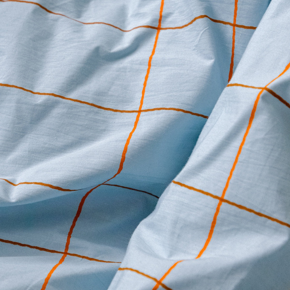 TILE PALE BLUE DUVET COVER