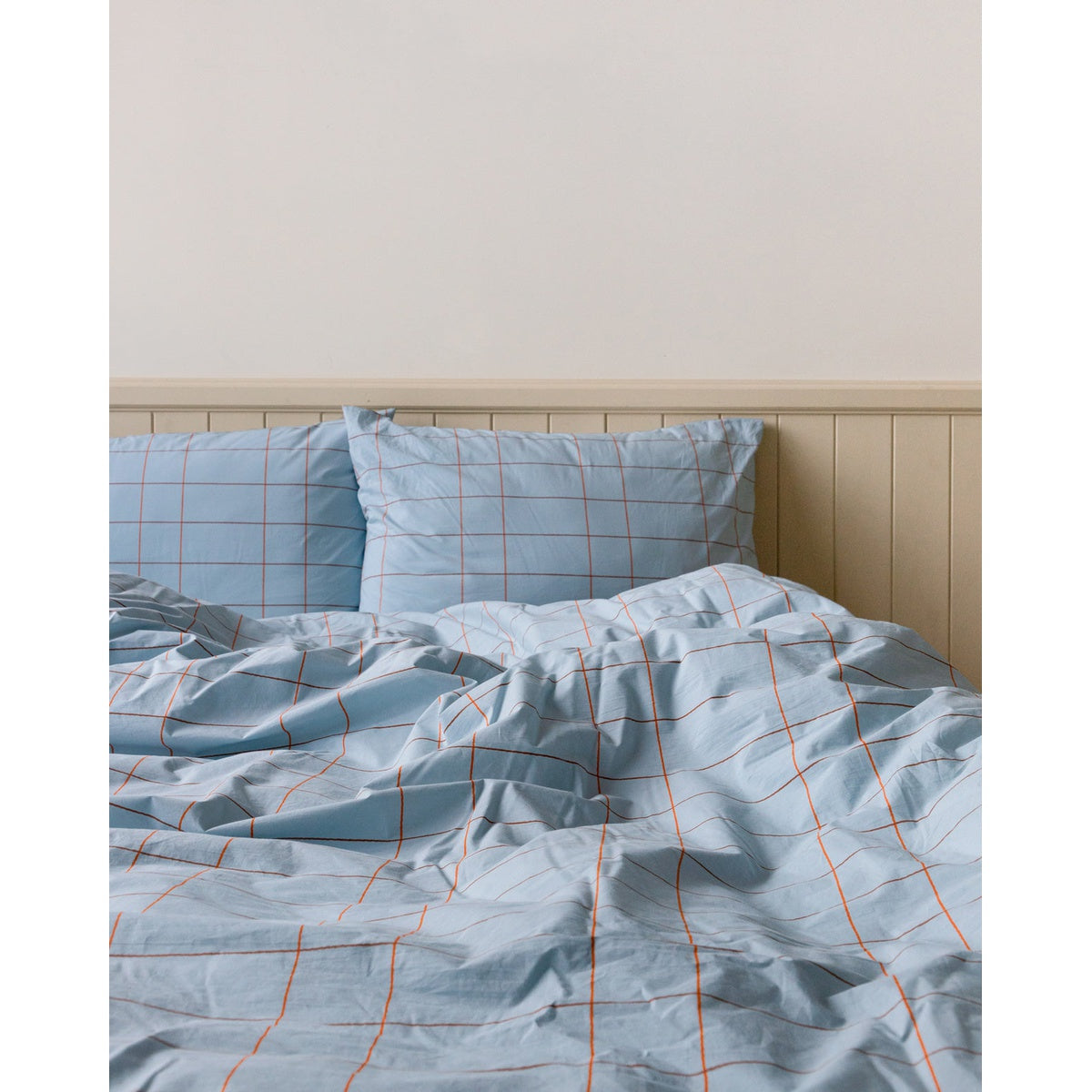 TILE PALE BLUE PILLOW CASE