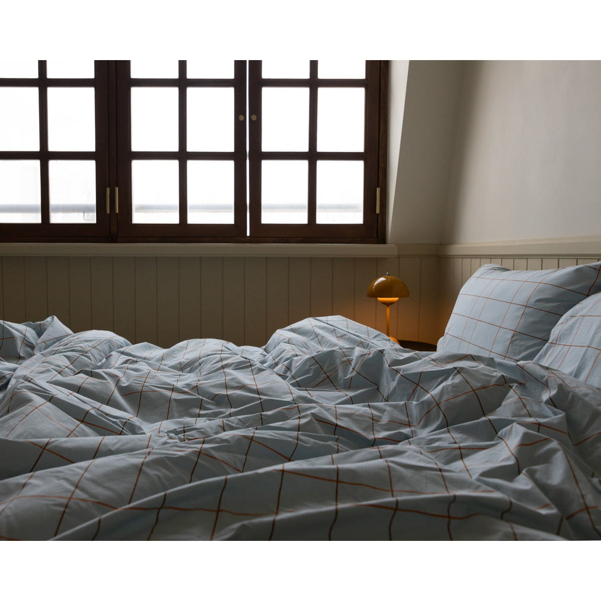 TILE PALE BLUE PILLOW CASE