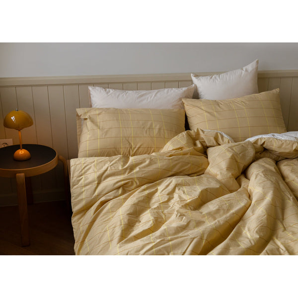 TILE SAND YELLOW DUVET COVER