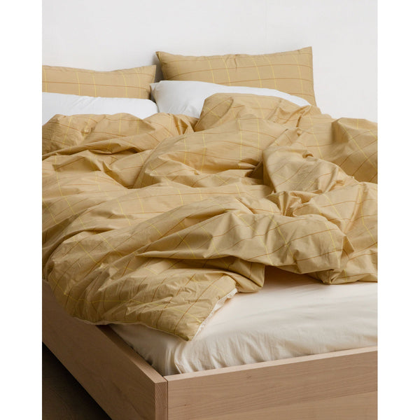 TILE SAND YELLOW DUVET COVER