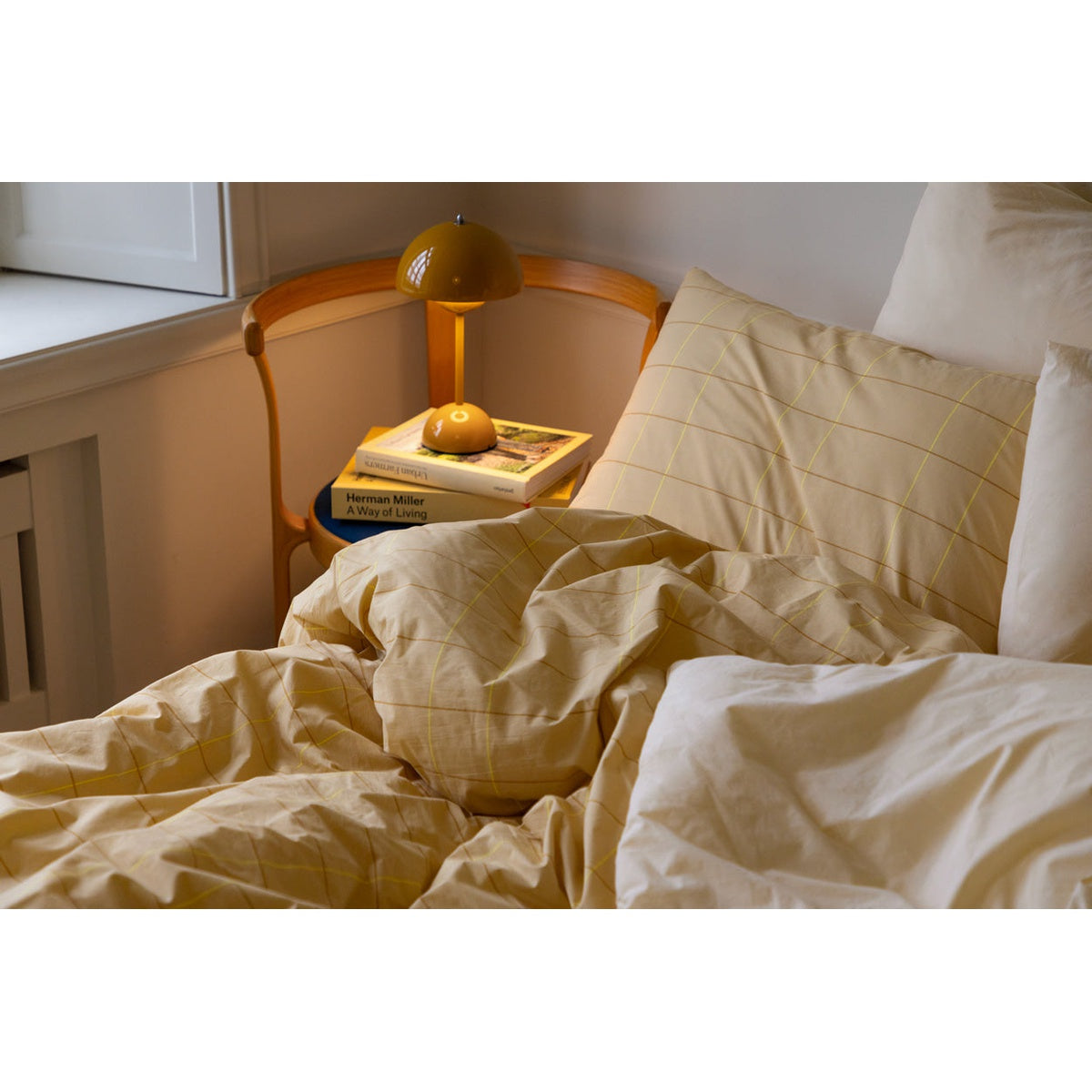 TILE SAND YELLOW DUVET COVER