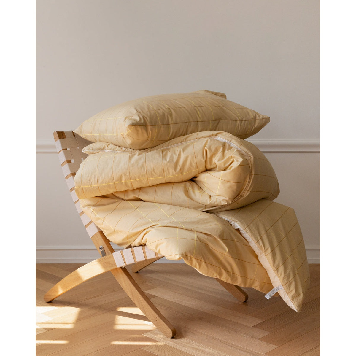 TILE SAND YELLOW DUVET COVER